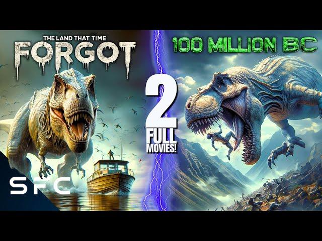 The Land That Time Forgot & 100 Million BC | Double Feature Full Movie | Action Sci-Fi