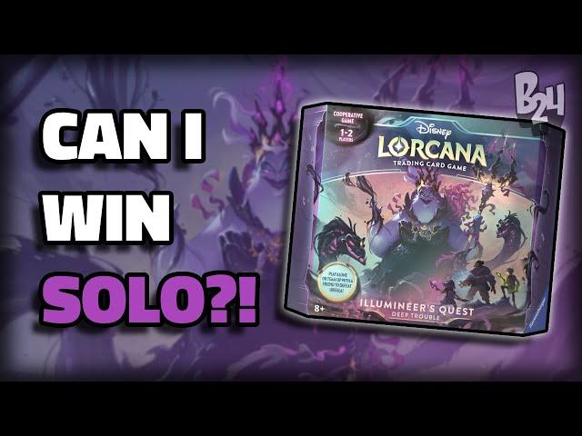 SOLO Playthrough of the Illumineer's Quest: Deep Trouble | Disney Lorcana TCG