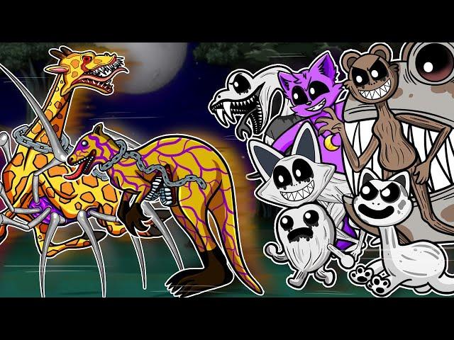 Zoochosis 4: Third Person Screamers - Catnap vs  Zoonomaly Monsters - Zoonomaly Animation
