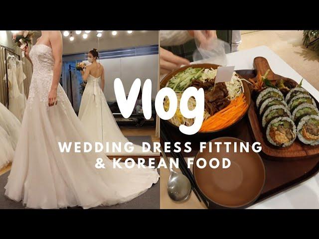 VLOG | Wedding dress fitting in Korea ‍ + vegan Korean food