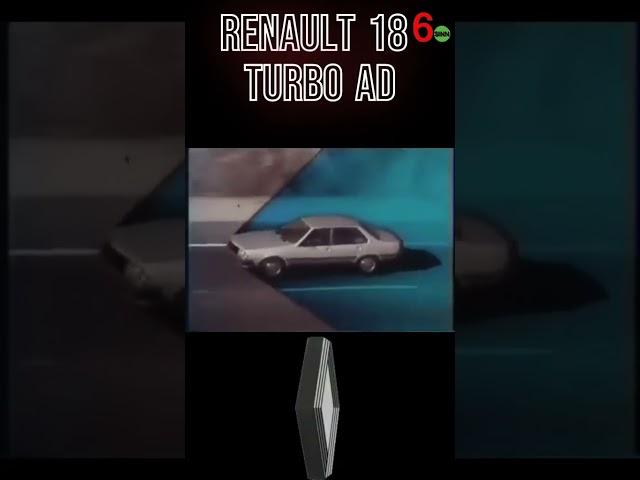 TV Werbung Renault 18 Turbo  #turbo