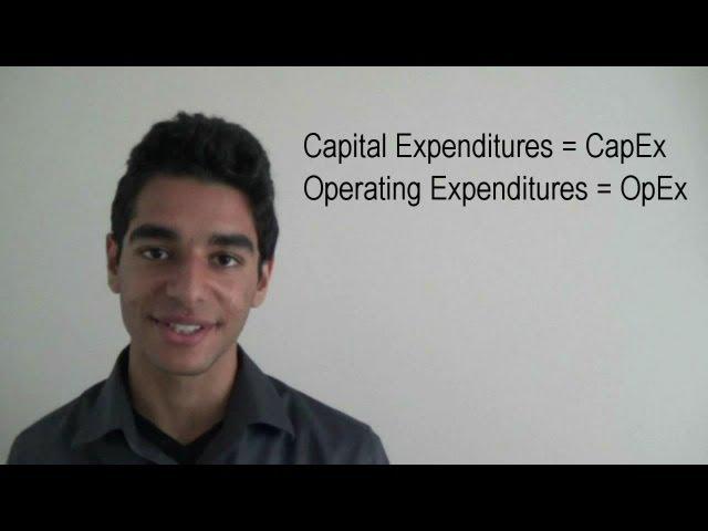 Capital Expenditures vs Operating Expenditures