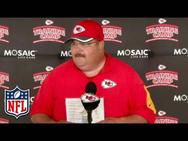 Andy Reid Tells Imposter at Presser to "Go Get a Hamburger" | NFL