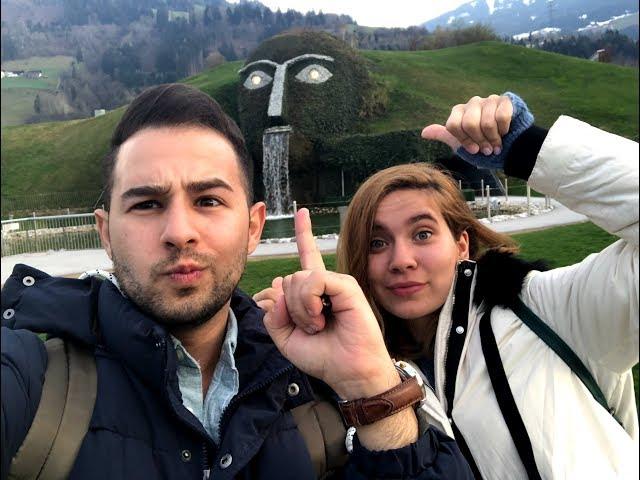 Ibra and Nora in Innsbruck - انسبروك ! our first couple adventure video on youtube ! - cold water