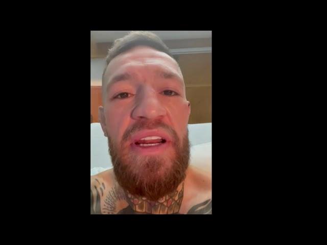 Connor McStretcher has a message