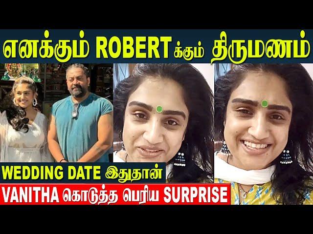 Vanitha Vijayakumar 🫶 Robert Master Marriage | Vanitha Reveals The Wedding Date? | Jovika | Sri Hari