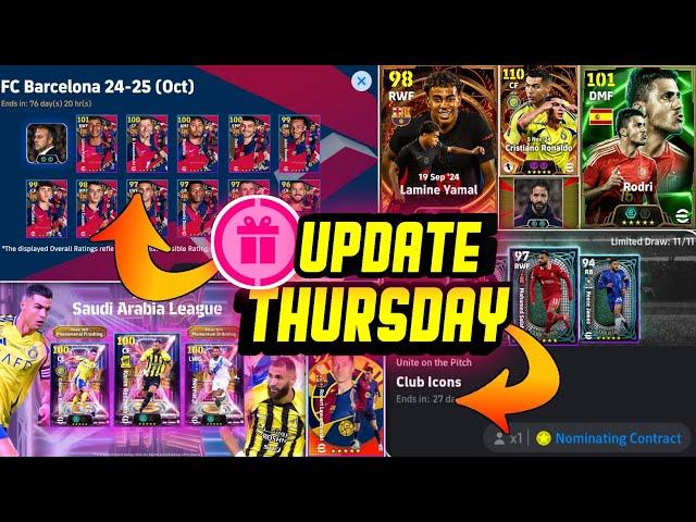 New Nominating Contract, Free Coins, New Premium Club Packs & New Campaign In eFootball 2025