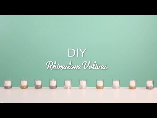 Brit + Co for HSN | DIY Rhinestones and Votives