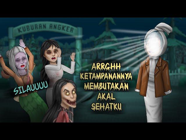 Pocong OPLAS 1 - Jadi terlalu tampan! #HORORKOMEDI | Animasi Hantu, Kartun Lucu