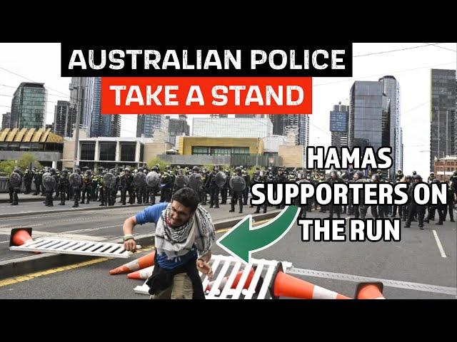 PRO-PALESTINE PROTEST ERUPTS INTO RIOT IN AUSTRALIA