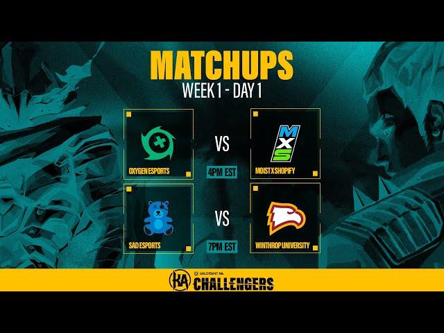 SaD Esports vs Winthrop University - 2024 Challengers North America Stage 1 - W1D1