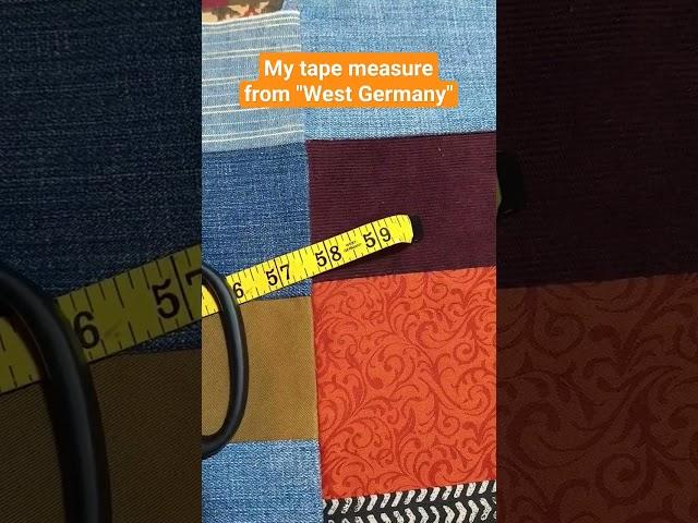 My "West Germany" tape measure tells a story / Socialism