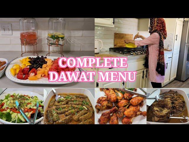 DAWAT VLOG  / Itni PERFECT Dawat Mein Nay Akele Kaise Manage Ki / Baked Lamb / Kabab Curry / Kheer