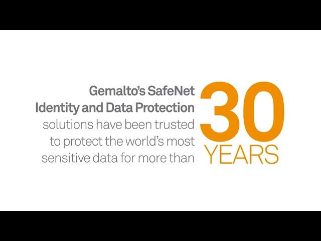 Meet Gemalto's SafeNet Identity & Data Protection Solutions