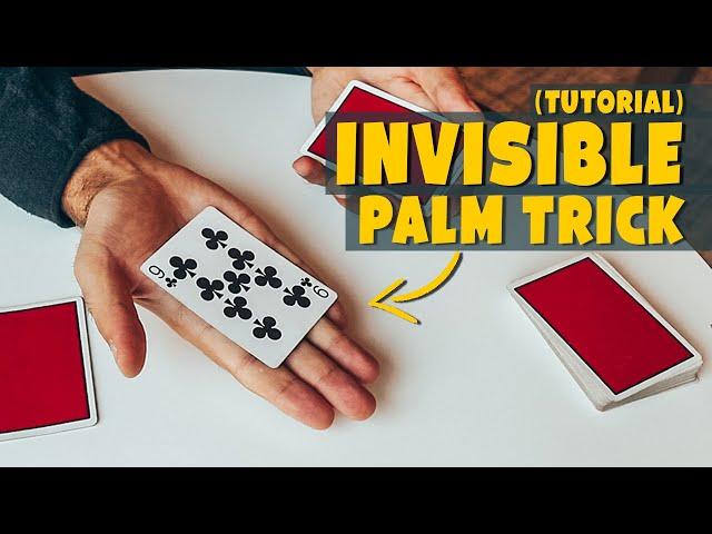 MAGIC TUTORIAL : Learn The INVISIBLE PALM Routine (Intermediate)