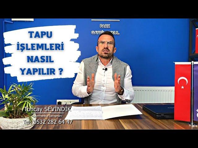 TAPU İŞLEMLERİ NASIL YAPILIR ? RAİÇ DEĞER NEDİR ? Basit ve anlaşılır anlatımla bu video'da