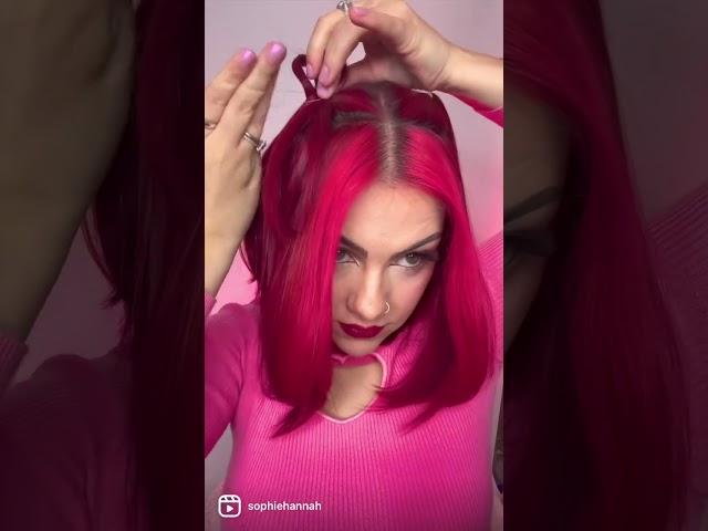 Heart shaped hair tutorial ️ Valentines Day Hair