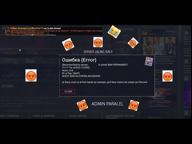 Fivem 2 Admini paraleli server de  ( Nu ai voie sa injuri ic )