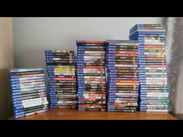 My PS4 game collection update December 2023