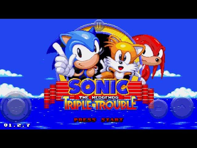 Прохождение sonic triple trouble 16-bit 9 часть без комментариев.