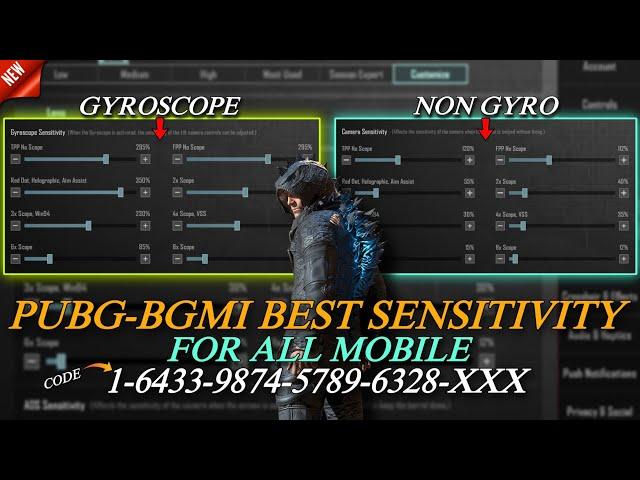 Update 3.7 Best Sensitivity Settings 2025  For All Devices Android And IOS  Gyroscope And Non Gyro