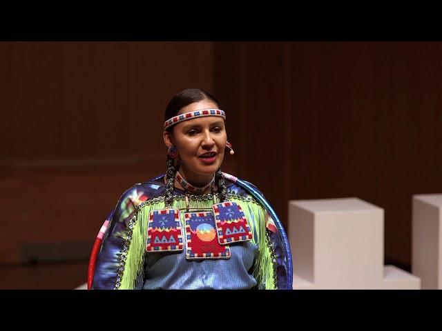 The Beautiful Struggle of Life and Other Hoop Dance Teachings | Sandra Lamouche | TEDxULeth