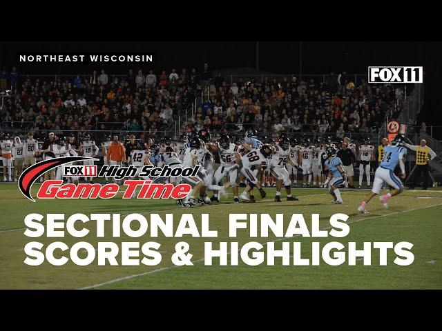 Wisconsin high school football sectional finals: Scores and highlights