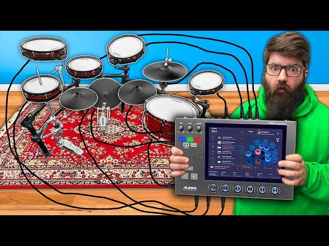 3 Drummers VS. The Worst Drum Setup Ever
