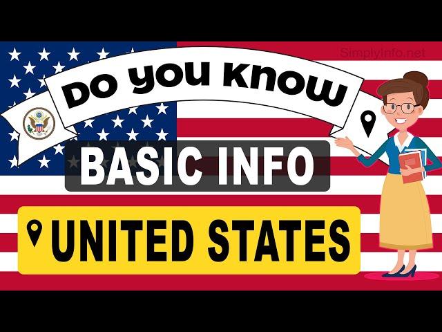 Do You Know United States Basic Information | World Countries Information #186 - GK & Quizzes