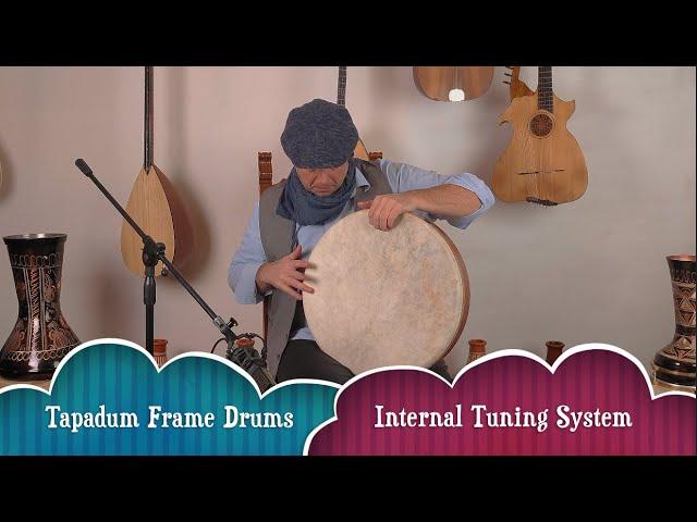 Tapadum Professional Frame Drum - Turkish Bendir - Internal Tuning