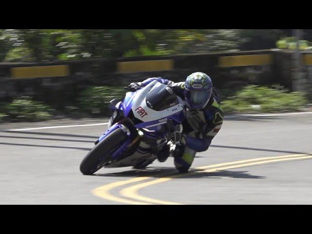 136縣道 動態追焦 50fps 重機 磨膝 Sony FDR AX700 touge motocycle scooter street race 檔車 卡普 勁戰 直噴