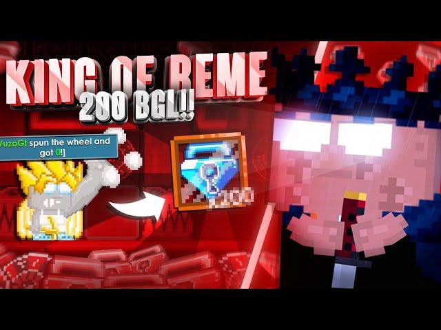 200 BGL COMEBACK !!! KING IS BACK | Giveaway | Growtopia Reme