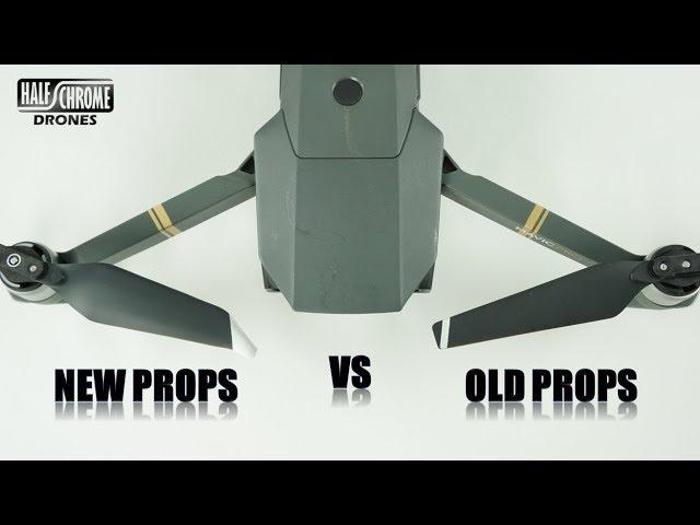 Half Chrome: DJI Mavic New Propellers vs Old. Are they quieter? More powerful?