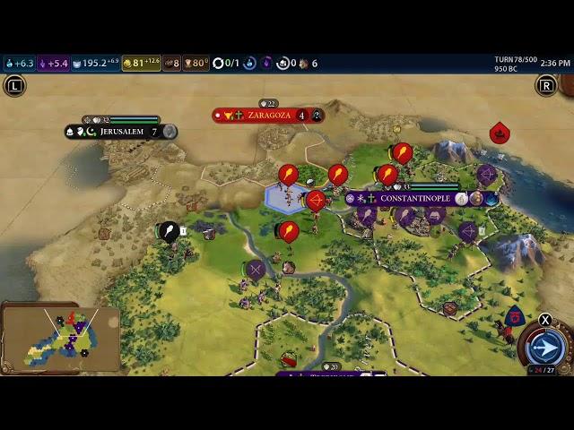 Civilization VI On SwitchMan -Sorry, We're Stating Over With Basil