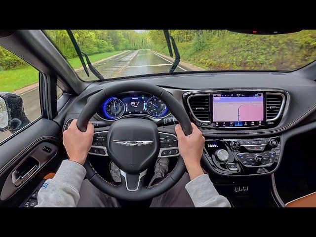 2025 Chrysler Pacifica Pinnacle - POV Rainy Test Drive (Binaural Audio)