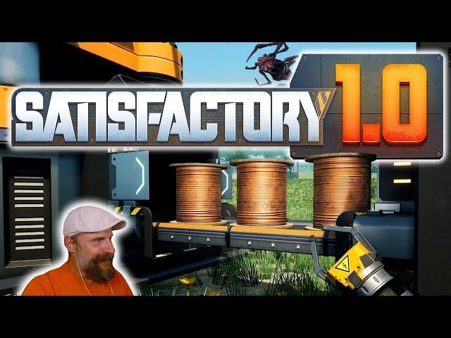 Satisfactory 1.0 ️ 003: Erster Auftrag & Höhle besuchen