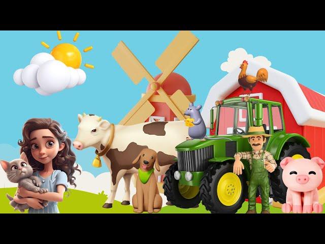 Farmer in the dell Nursery rhyme | Kids Song