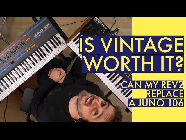 Are vintage synths worth it? Roland Juno 106 vs Dave Smith Prophet Rev2