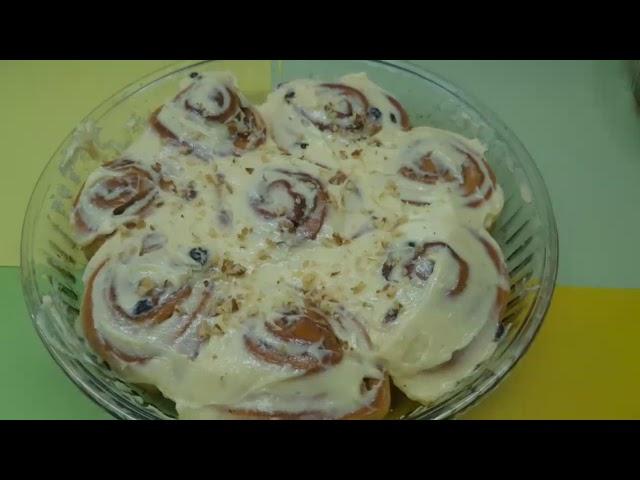 Cinnamon Rolls/سینمون رول با فراستنگ خامه‌ای