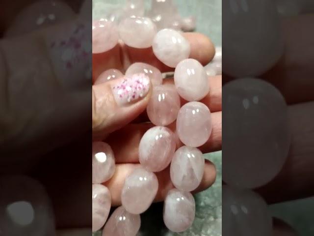 Мадагаскарский розовый кварц новая коллекция украшений!
