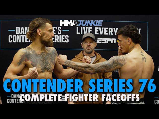 No Major Drama in Final Faceoffs for Season 8 of Dana White's Contender Series | DWCS 76