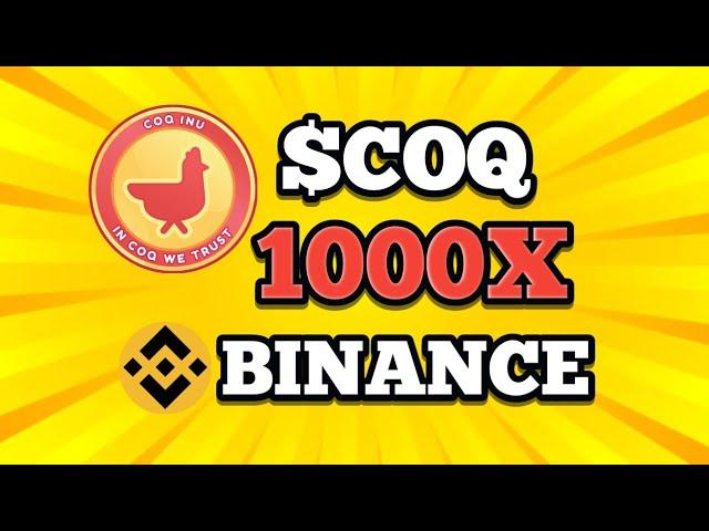 GRAND NEWS COQ INU PRICE PREDICTION 2025 || BINANCE LISTING || 1000X POTENTIAL ???