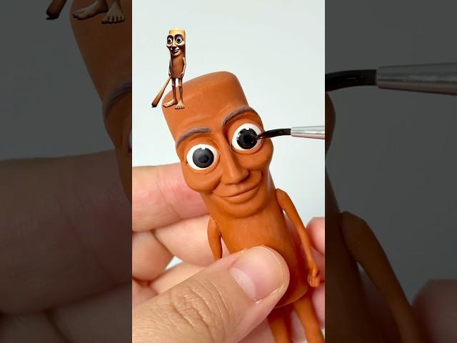 Sculpting a tung tung tung sahur keychain with polymer clay / 퉁퉁퉁퉁퉁퉁퉁퉁퉁사후르 키링 만들기...