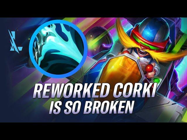 *NEW* REWORKED CORKI IS SO BROKEN! TRUE DAMAGE ON AUTO ATTACKS! | RiftGuides | WildRift