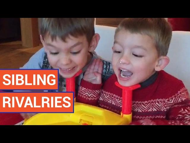 Funny Sibling Rivalries Kid Video Compilation 2017