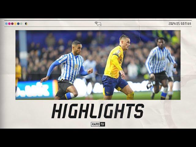 HIGHLIGHTS | Sheffield Wednesday vs Derby County