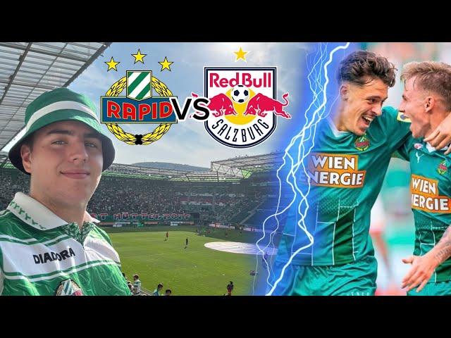 RAPID gegen RB SALZBURG | Admiral Bundesliga | Torfest im Topspiel in Wien | Stadionvlog | Alexice99