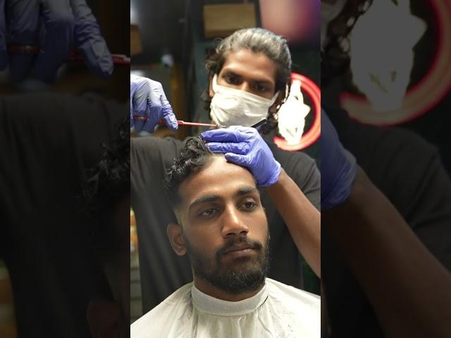 HAIRCUT AND BEARD SHAVE | RAINBOW BEAUTY AND TATTOO#rainbowasmr#menshairstyle#malehaircut#hairstyle