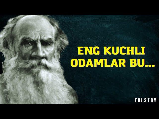 Bu So'zlar sizni o'ylantiradi. Lev Tolstoy-aforizmlar, hikmatli so'zlar