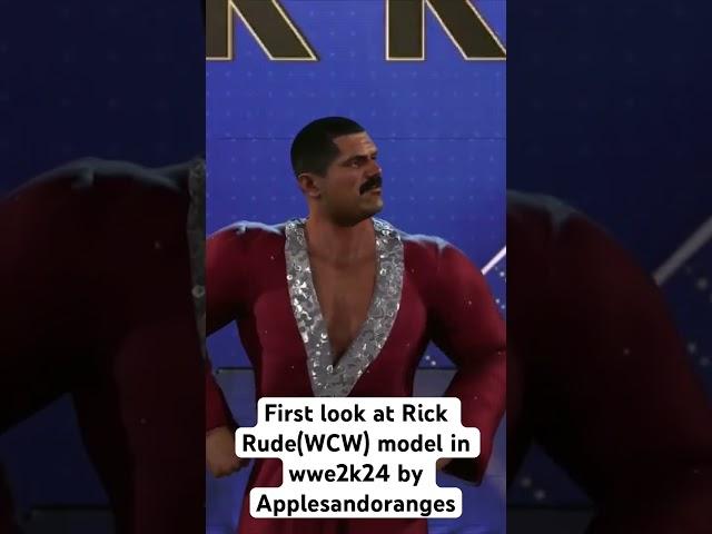 First look at Rick Rude(WCW) model in wwe2k24